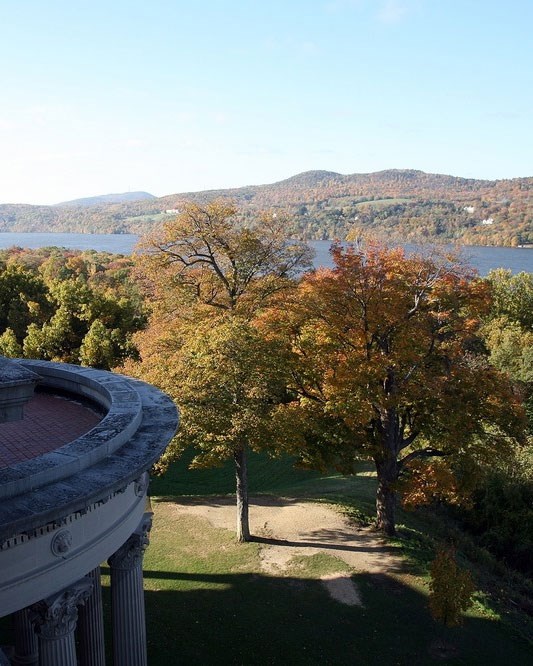 river view from mansion