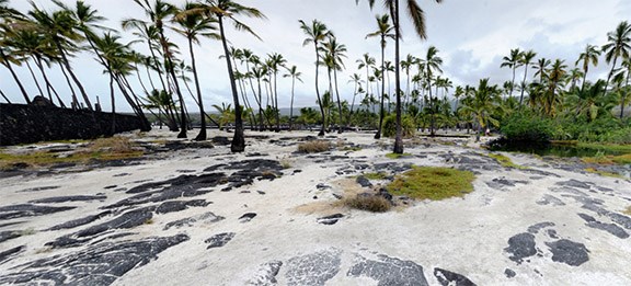 virtual tour image of puuhonua o honaunau for virtual tour image