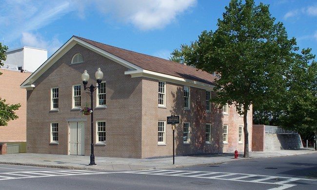 Exterior of the Wesleyan Chapel as it appears today. NPS photo