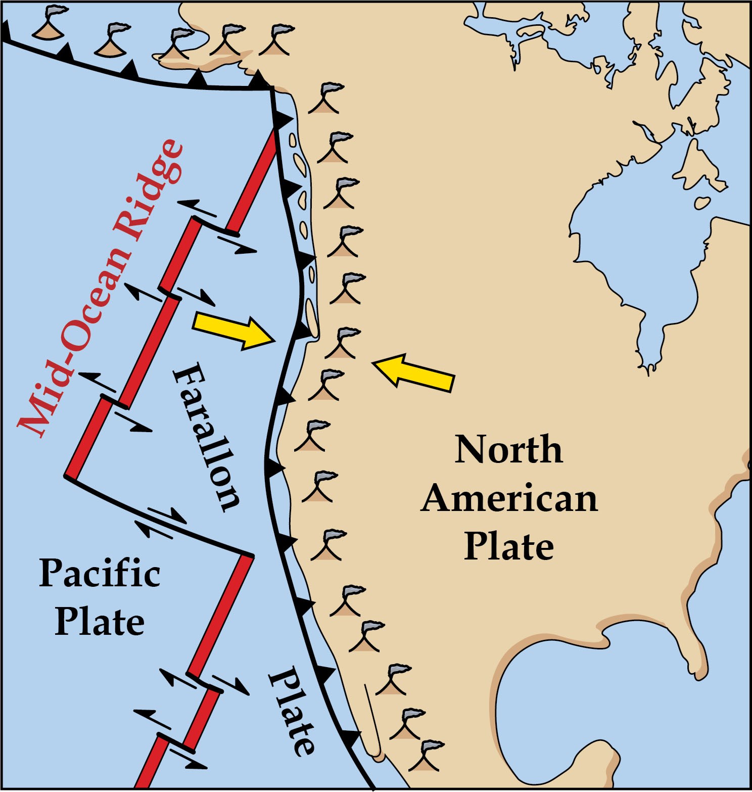 Convergent Plate Boundaries—Subduction Zones - Geology (U.S. National 