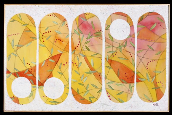 lt= Vegetation and fire interpreted through art.