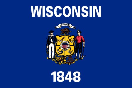 State flag of Wisconsin