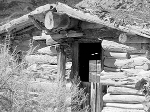 a log cabin