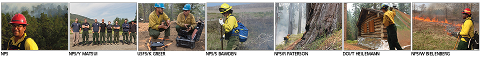 Working for Wildland Fire A series of images of firefighters in the national parks.