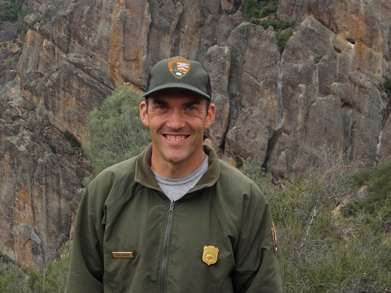 Wildlife biologist Gavin Emmons in the field.