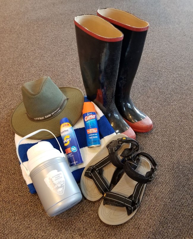 Equipment needed on a field trip