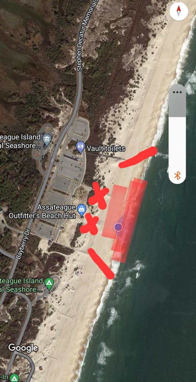 uxo beach closure 7-31-22 Assateague Island (Maryland District)