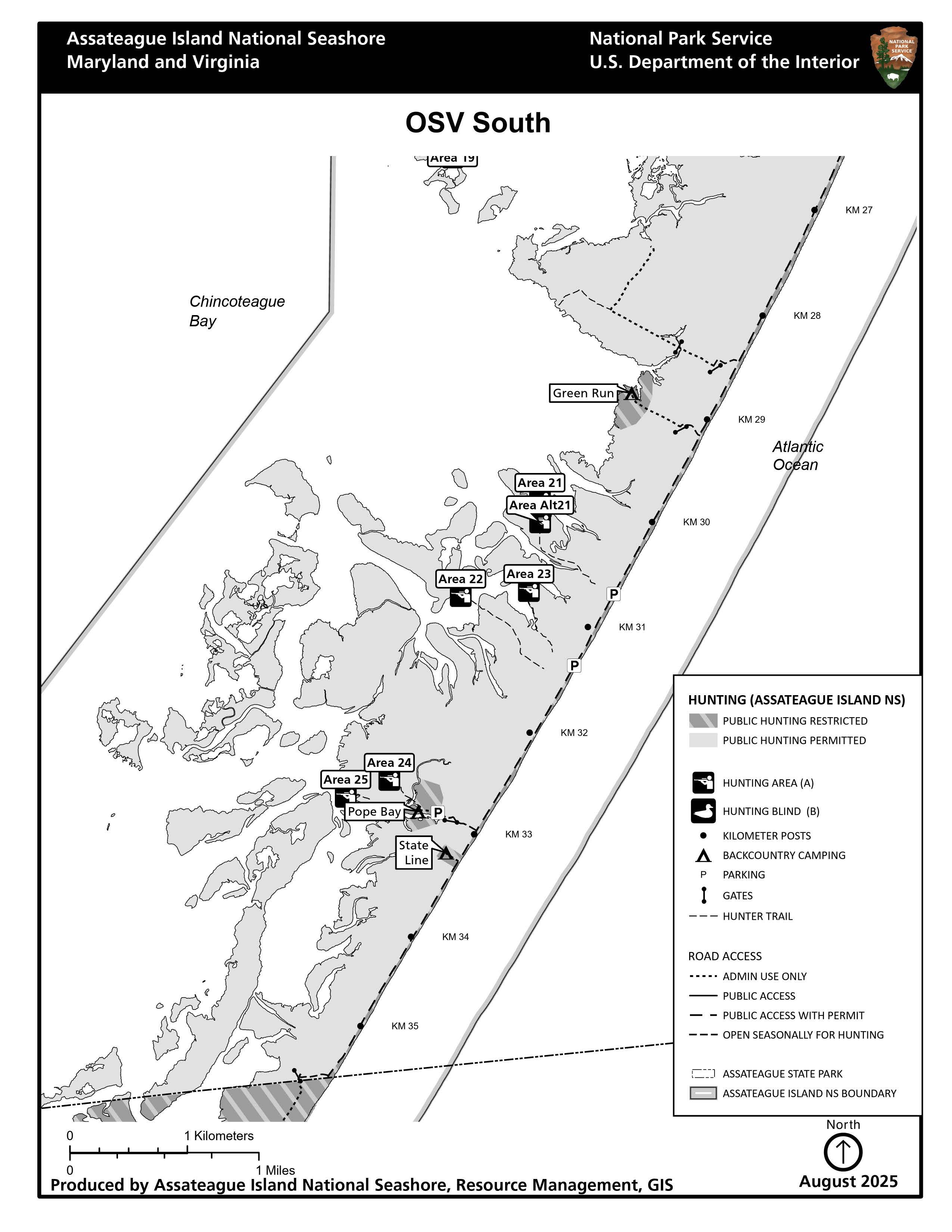 Hunting Zones - Assateague Island National Seashore (U.S. National Park ...