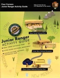 Image of the cover the the Four Corners Junior Ranger Activity Guide