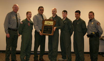 Park staff and members of the South Dakota Air National Guard