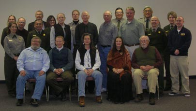 Graduates of the Plus50 Program with National Park Service employees