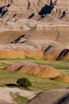 Badlands layers Badlands layers