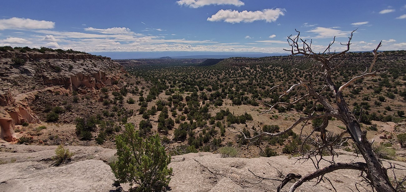 east view tsankawi