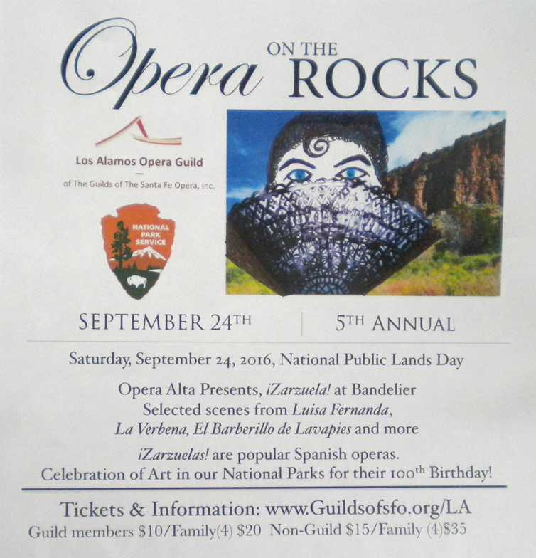 Bandelier opera 2016 Bandelier opera 2016