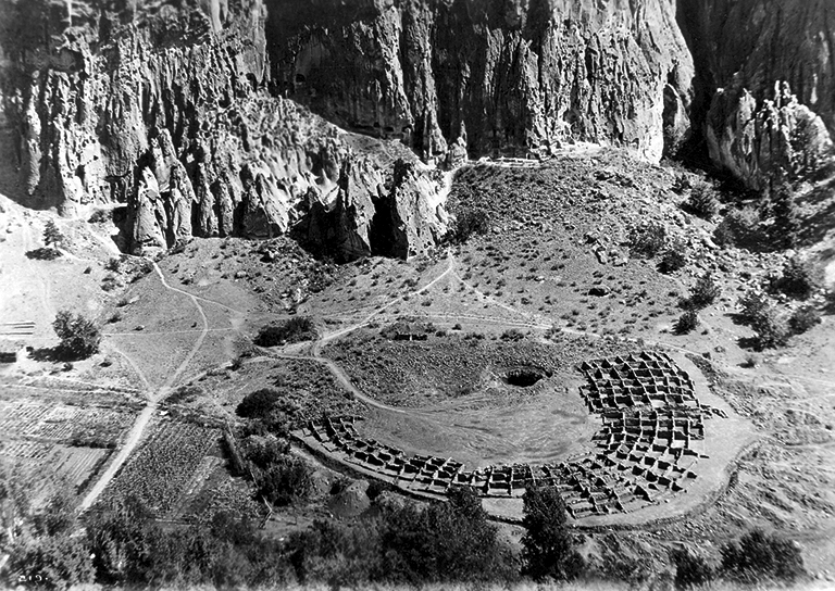 Tyuonyi from west rim of canyon