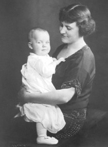 Mrs Frey and son, Richard