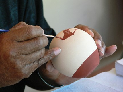 painting pottery