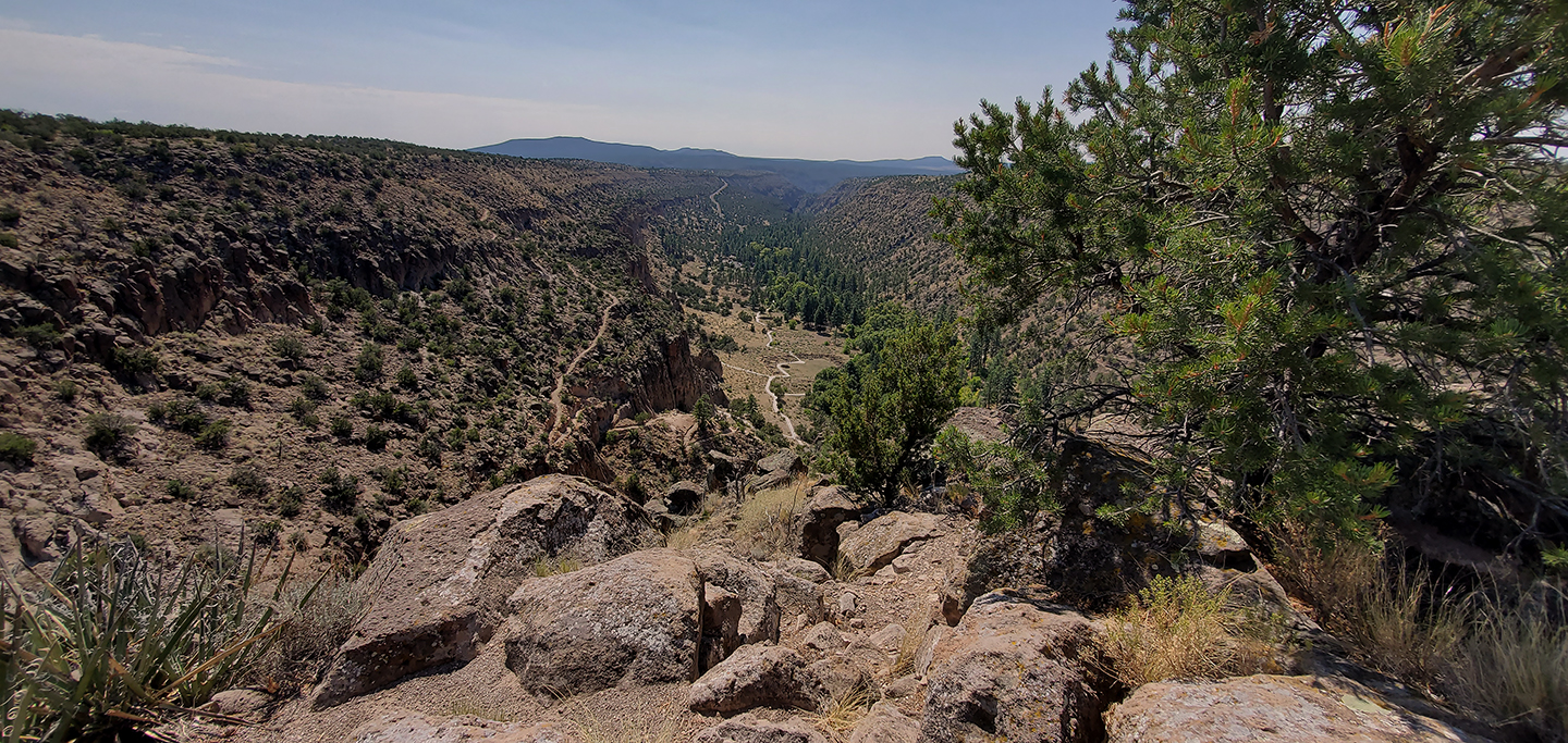 tyuonyi frey trail from overlook 6 View of Tyuonyi Overlook from the Frey Trail