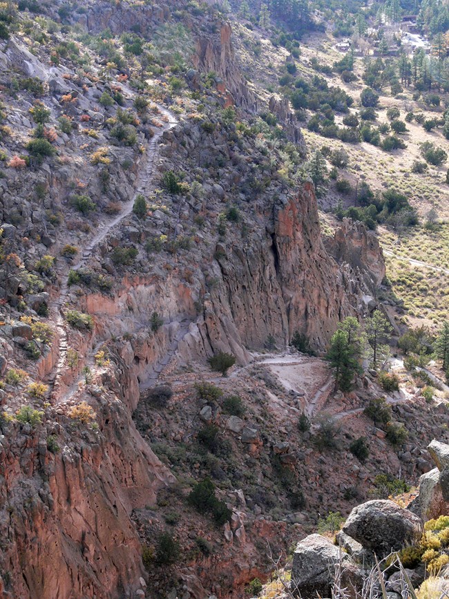 Frey Trail switchback Frey Trail switchback