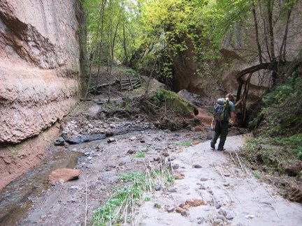 Narrows of Frijoles Canyon