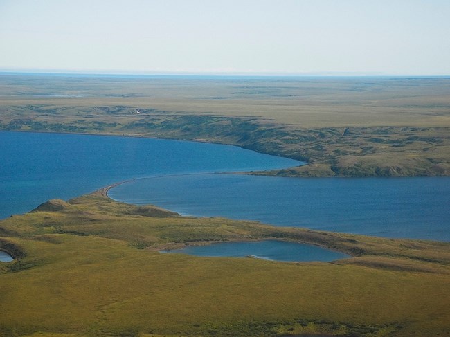 Aerial View of Devil Mountain Maar Lake