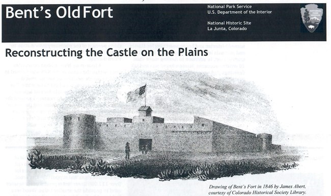 Brochure about Bent's Fort Reconstruction