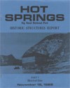 Hot Springs Historic Structures Report cover