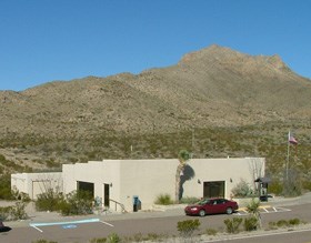 The Persimmon Gap visitor center