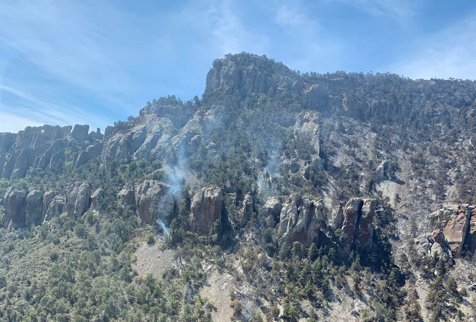 Smoke near Juniper Canyon Smoke near Juniper Canyon