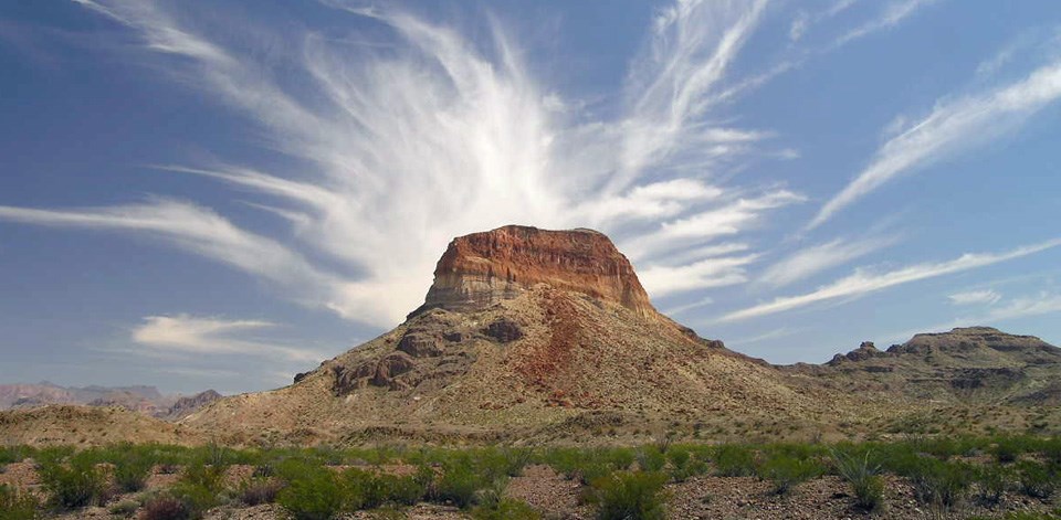 Cerro Castellan and Clouds