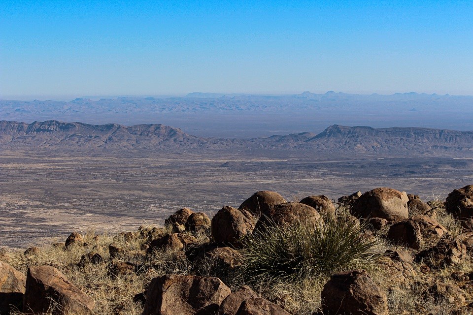 Rosillos peak view to north