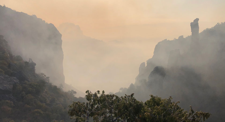 Smoke in Boot Canyon