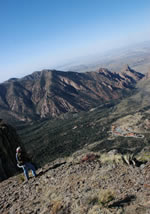 Overlooking the Chisos Basin
