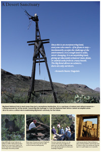 The poster page in each issue of the Paisano often uses visitor submitted photographs.
