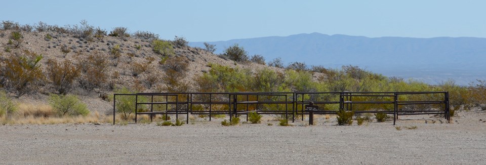 Corral at Hannold Draw Campsite