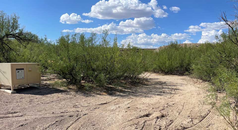 BA-2 Campsite is private and secluded