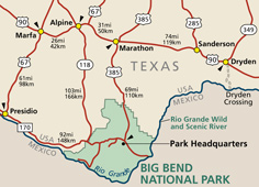 Directions Transportation Big Bend National Park U S National Park Service