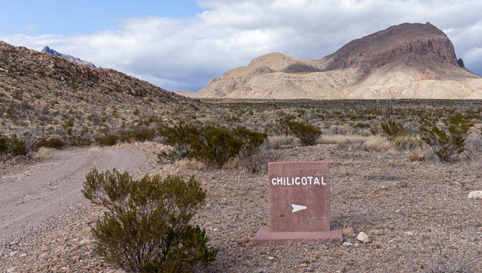Chilicotal campsite sign