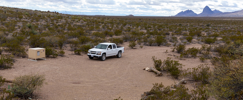 View of Rice Tank Campsite