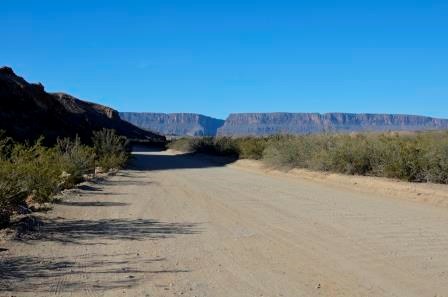 Santa Elena Canyon from the Old Maverick Road