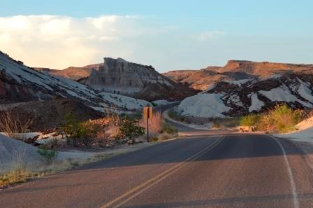 Colorful hills near Castolon