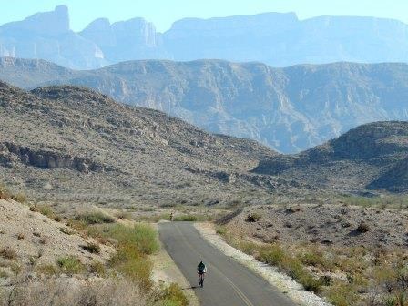 Bicyclists near Rio Grande Village