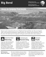Mesa de Anguila trail pamphlet