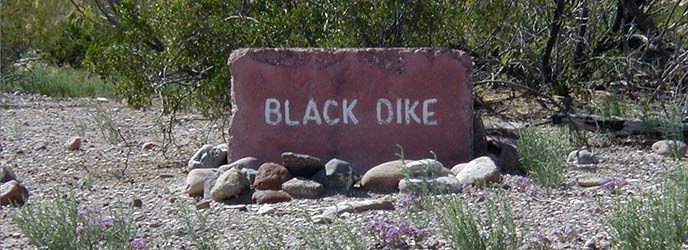 Black Dike Junction Sign Black Dike Junction Sign