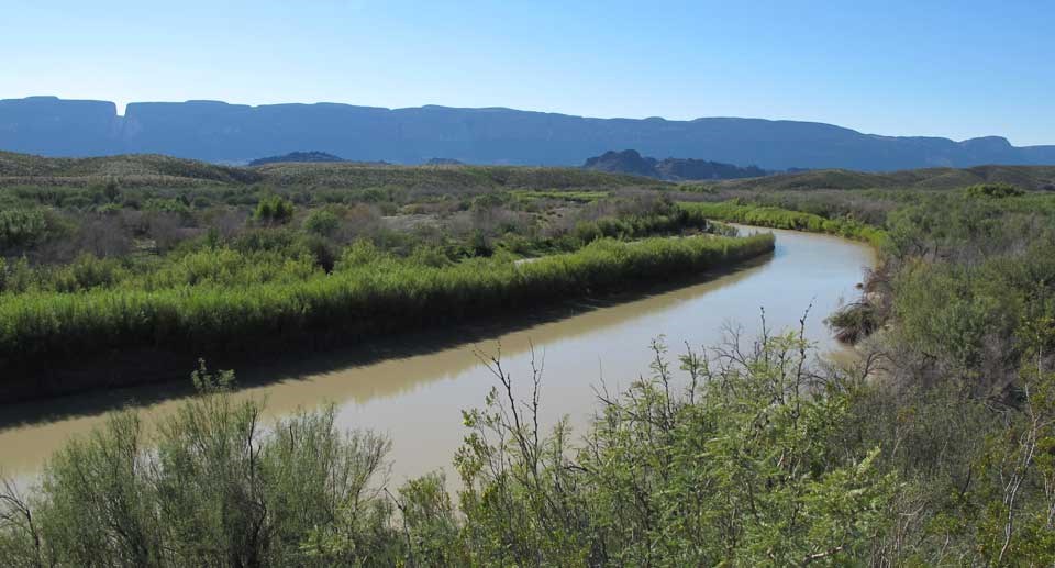 View of the Rio near Black Dike Campsite