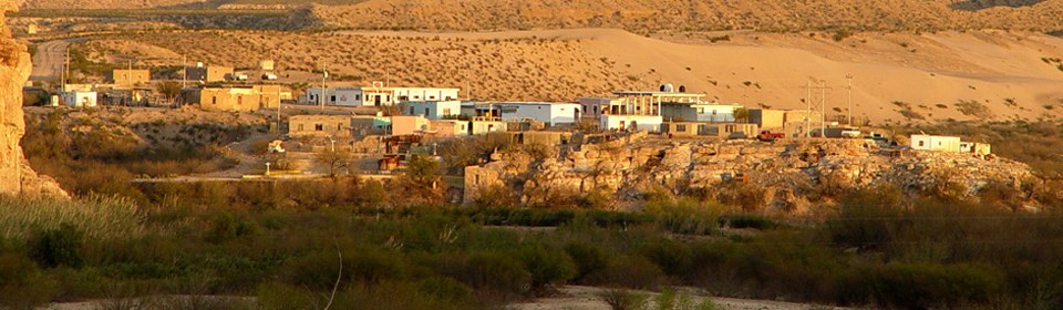 View of Boquillas Mexico