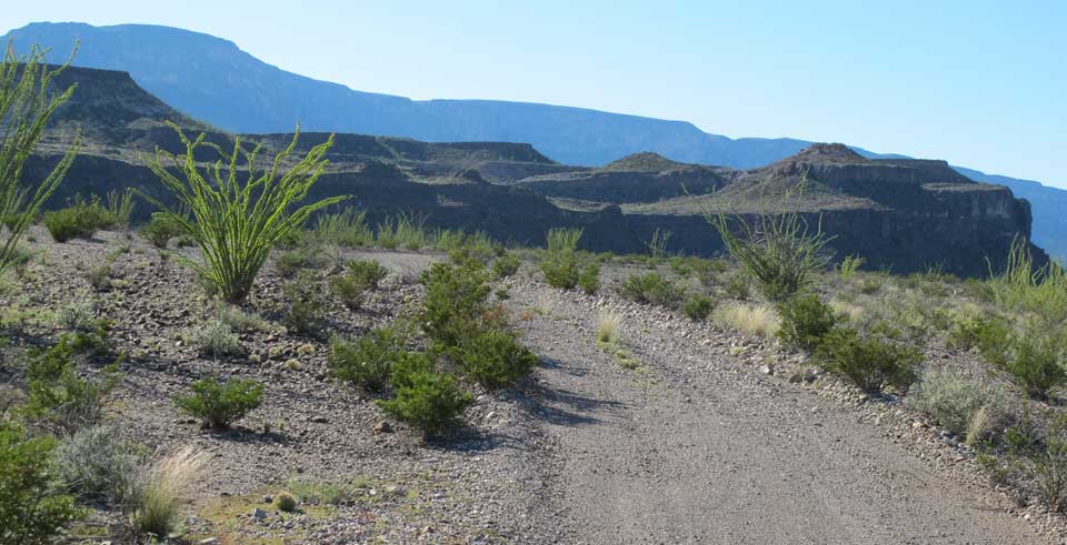 Buenos Aires campsite access road