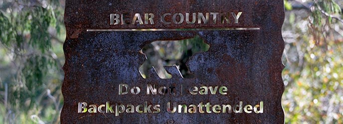 bear country sign bear country sign