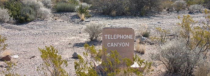 Telephone Canyon Junction Sign Telephone Canyon Junction Sign
