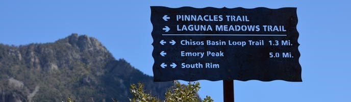 Trail Junction Sign